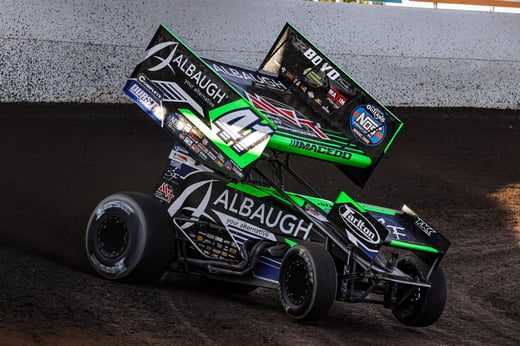 Carson Macedo racing at Tri-State