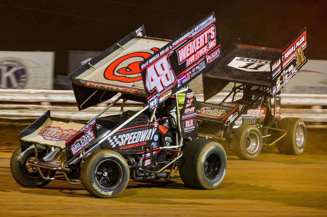 Danny Dietrich races TJ Stutts