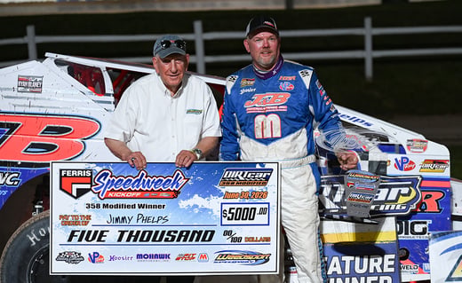 Jimmy Phelps wins at Weedsport