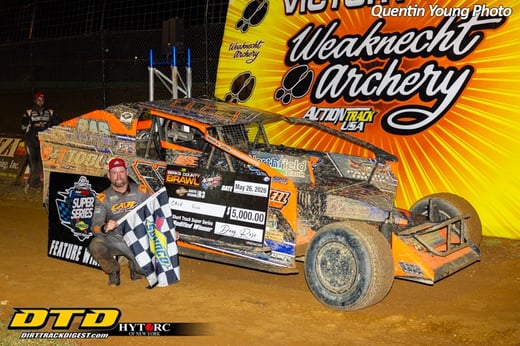 Ross Ekes wins at Action Track