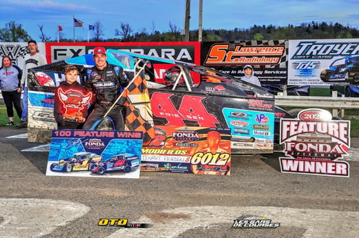 Stewart Friesen earns 100th win at Fonda